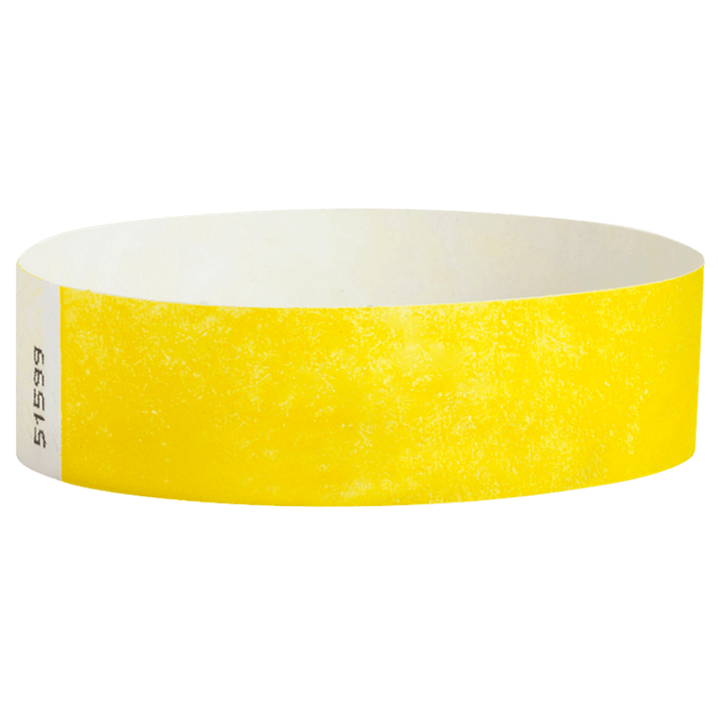 Tyvek3-4SolidPantoneYellowWristband