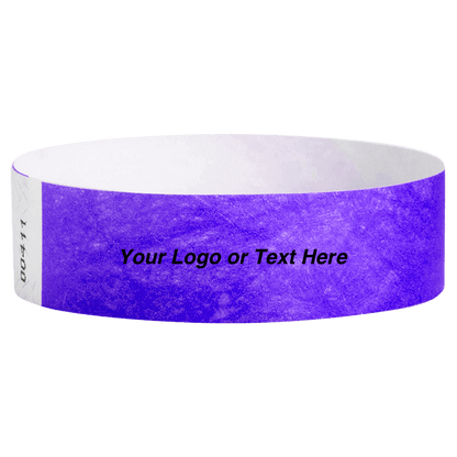 Tyvek3-4SolidPurpleWristbandCusto
