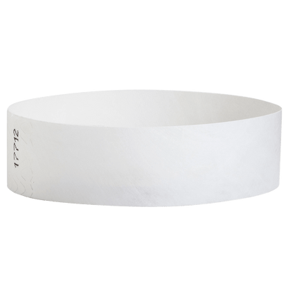 Tyvek3-4SolidWhiteWristband