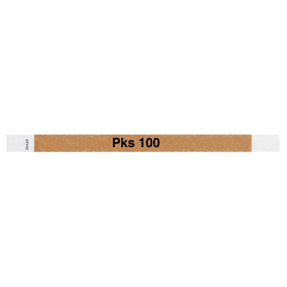 tyvek 3/4" solid wristband mocha pks 100