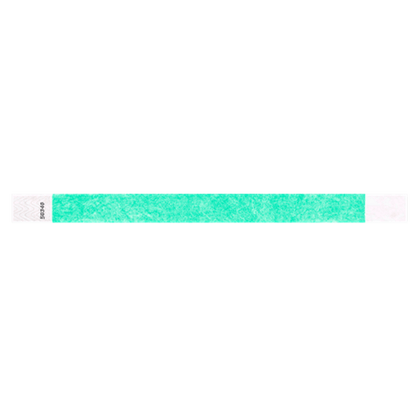 solid tyvek wristband in aqua