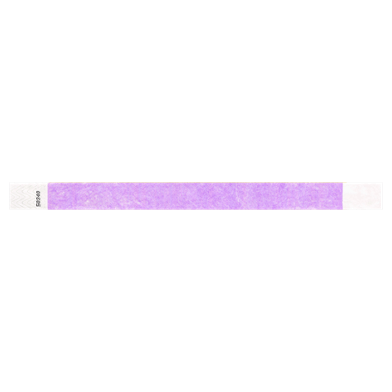 solid tyvek wristband in berry