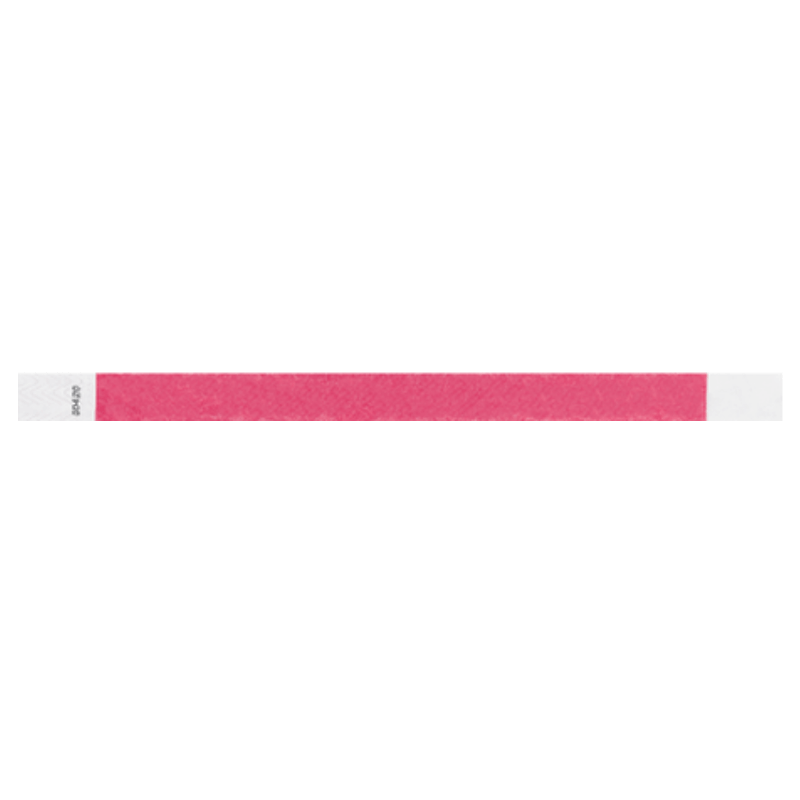 solid tyvek wristband in cranberry