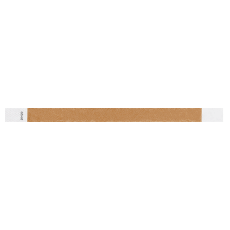 solid tyvek wristband in mocha
