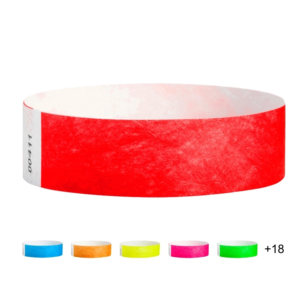 Solid Colours - 3/4" Tyvek® Wristbands