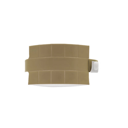  Vinyl wristband with 10 tabs in gold - shown in round 