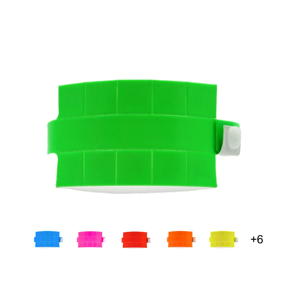 Cover for vinyl 10 tab wristband 