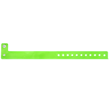 Vinyl edgeglow wristband in green