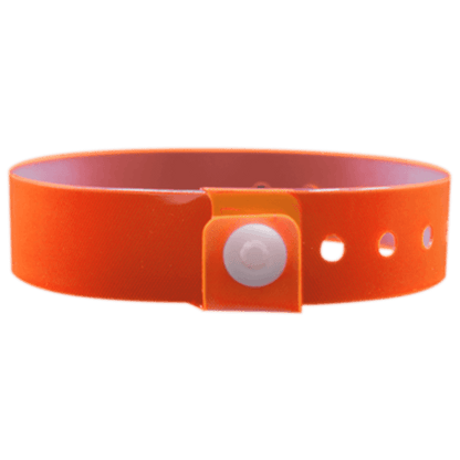 Vinyl edgeglow wristband in orange