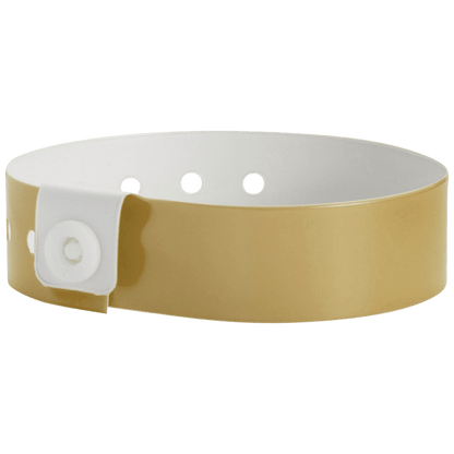 Regular vinyl wristband in gold
