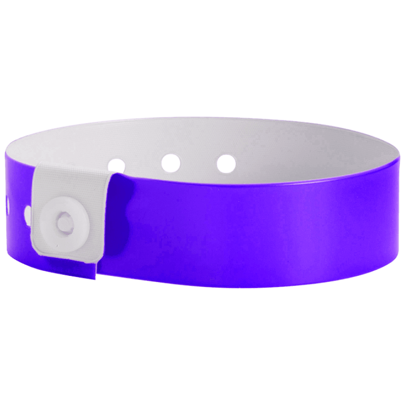 Regular vinyl wristband in purple