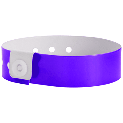 Regular vinyl wristband in purple