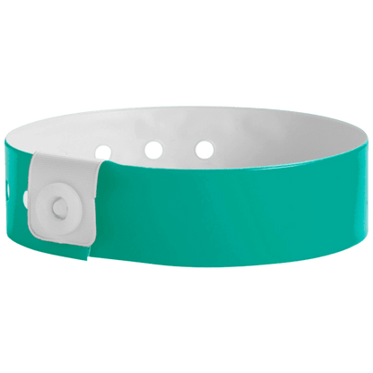 Regular vinyl wristband in teal
