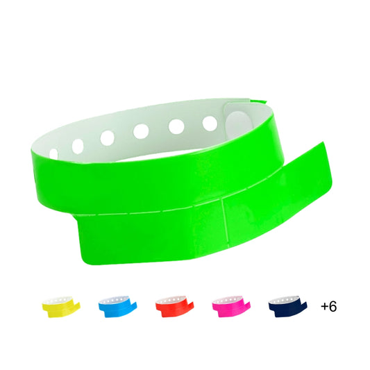 Cover for vinyl wristband with 2 tabs 
