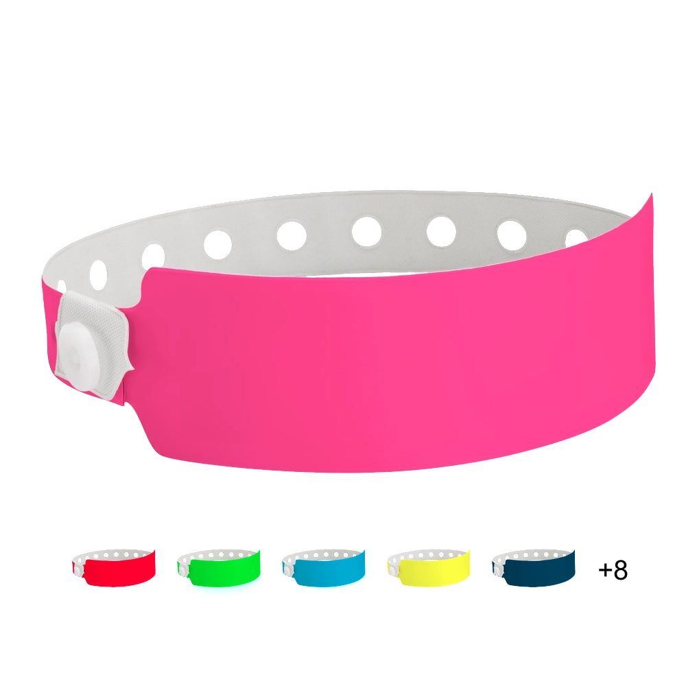 Cover for vinyl wide face wristband 