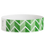 Green and white chevron patterned wristband