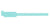 Custom Wide Face Plastic Wristbands  Aqua