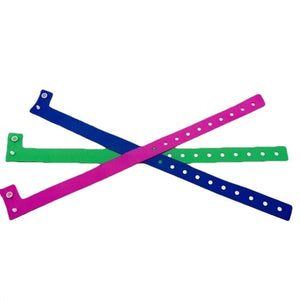 L Shaped Snapped Satin Wristbands