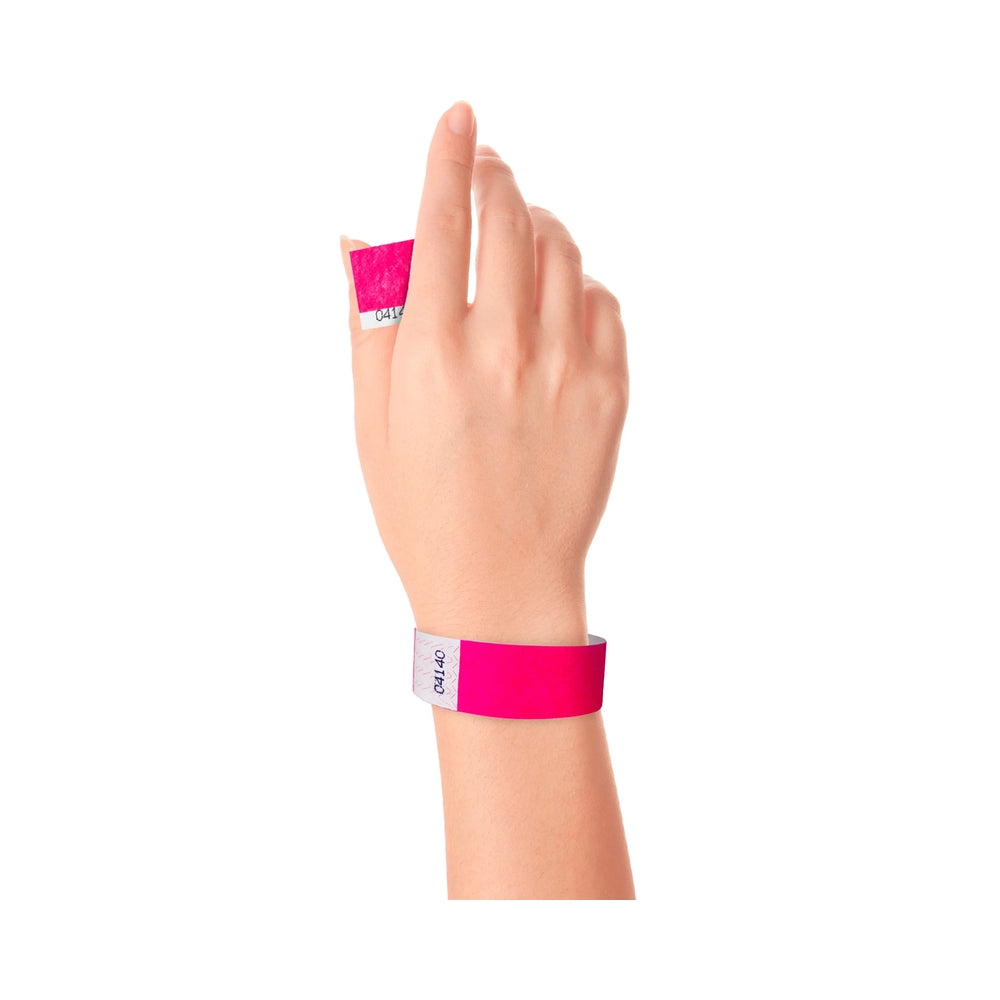 Custom - Detachable Stub - 1" Tyvek® Wristbands
