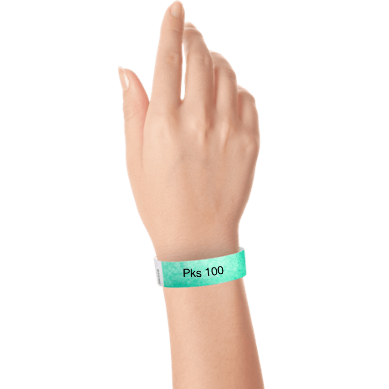 Solid Colours - 3/4" Tyvek® Wristbands (100 pks)