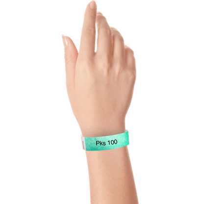 Solid Colours - 3/4" Tyvek® Wristbands (100 pks)