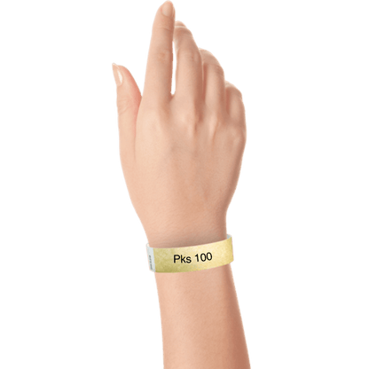 Solid Colours - 3/4" Tyvek® Wristbands (100 pks)