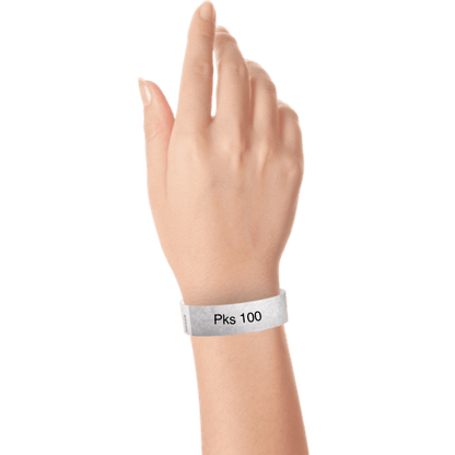 Solid Colours - 3/4" Tyvek® Wristbands (100 pks)