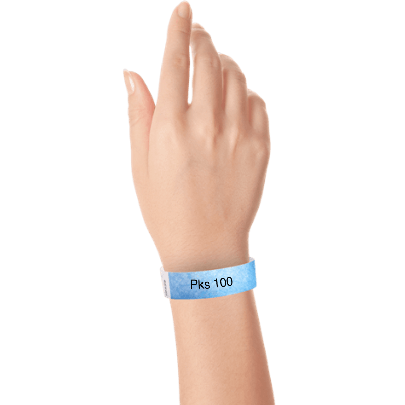 Solid Colours - 3/4" Tyvek® Wristbands (100 pks)