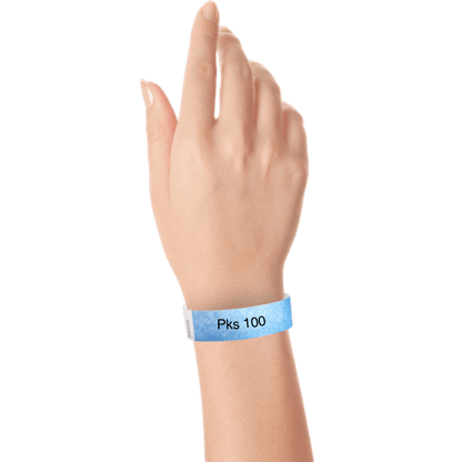Solid Colours - 3/4" Tyvek® Wristbands (100 pks)