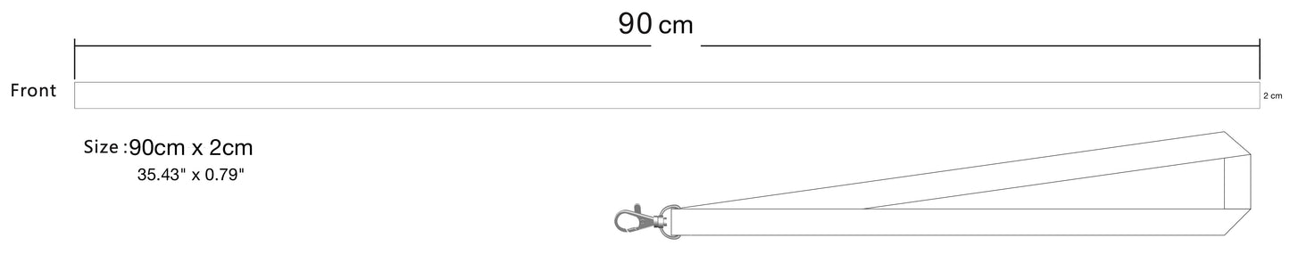 woven lanyards artwork template