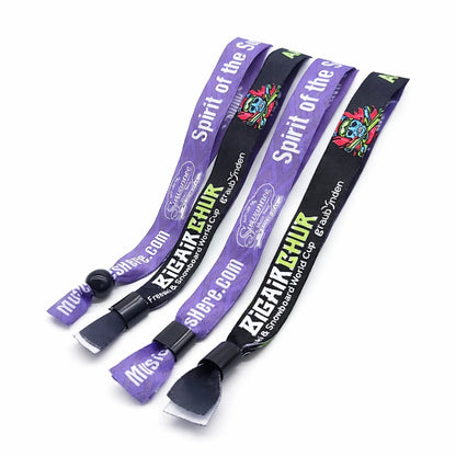 purple and black woven wristband designs