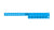 Vinyl Wristbands - 7 Tab Neon Blue