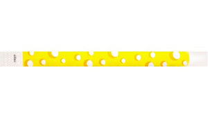 Tyvek 3/4" Wristbands - Cheese