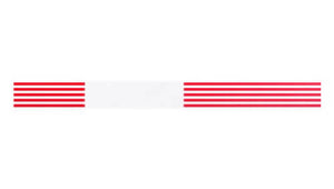 Thermal Wristbands - Red Stripes