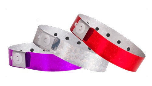 Plastic Wristbands - Holographic
