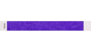 Tyvek 1" Wristbands - Litter Free Purple