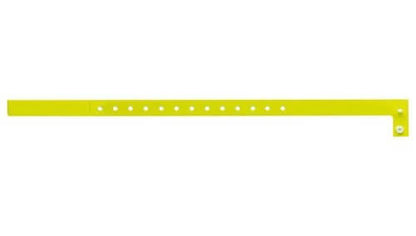 Plastic Wristbands - Slim Pantone Yellow