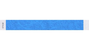 Tyvek 1" Wristbands - Litter Free Neon Blue Custom