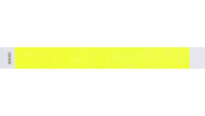 Tyvek 1" Wristbands - Litter Free Neon Yellow