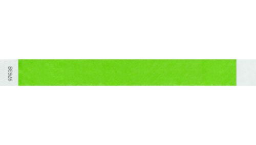 Tyvek 1" Wristbands - Litter Free Neon Green Custom
