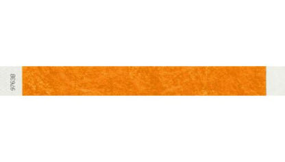 Tyvek 1" Wristbands - Litter Free Neon Orange