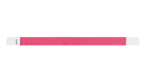 Tyvek 3/4" Wristbands - Solid Colours Cranberry