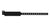 Vinyl Wristbands - Wide Face Black