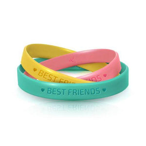 Solid Silicone Wristbands - Debossed