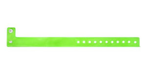 Vinyl Wristbands - Edgeglow Green