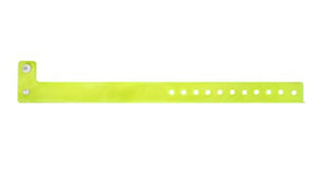 Vinyl Wristbands - Edgeglow Yellow