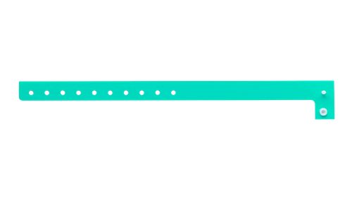 Plastic Wristbands - Regular Aqua
