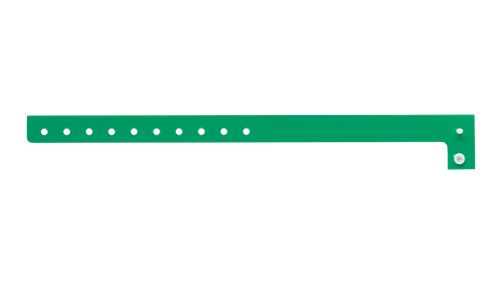 Plastic Wristbands - Regular Pantone Green