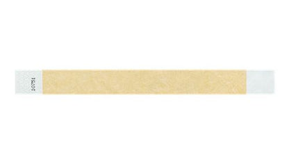 Tyvek 1" Wristbands - Solid Gold