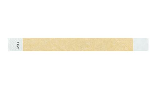 Tyvek 1" Wristbands - Solid Gold Custom